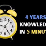 4 Years of Knowledge in 5 Minutes: A Guide for College Students